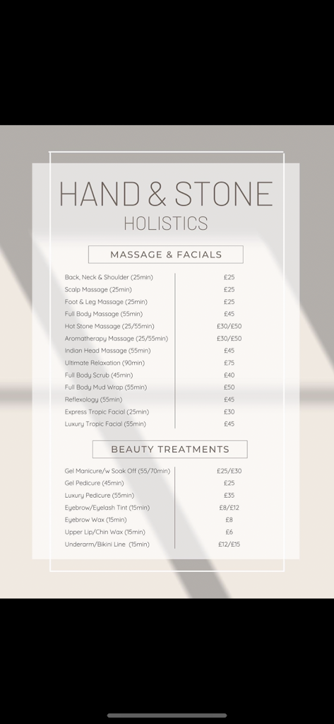 Hand Stone Holistics