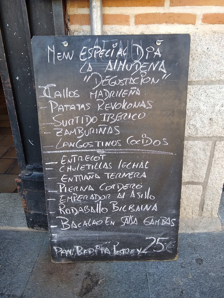 Bar restaurante El Tropezon Navalcarnero — Carta