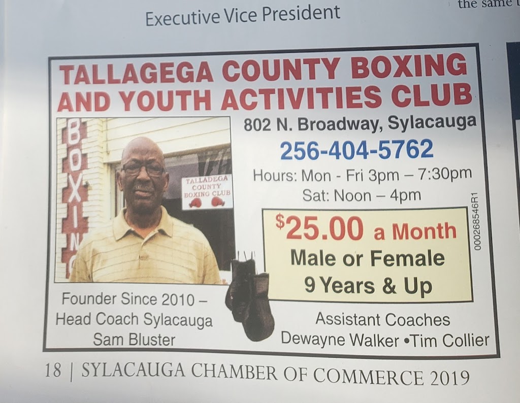  Talladega County Youth Activities Boxing Club