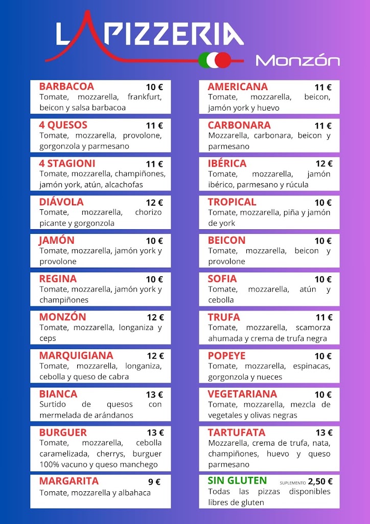 La Pizzeria Monzon — Mas recientes