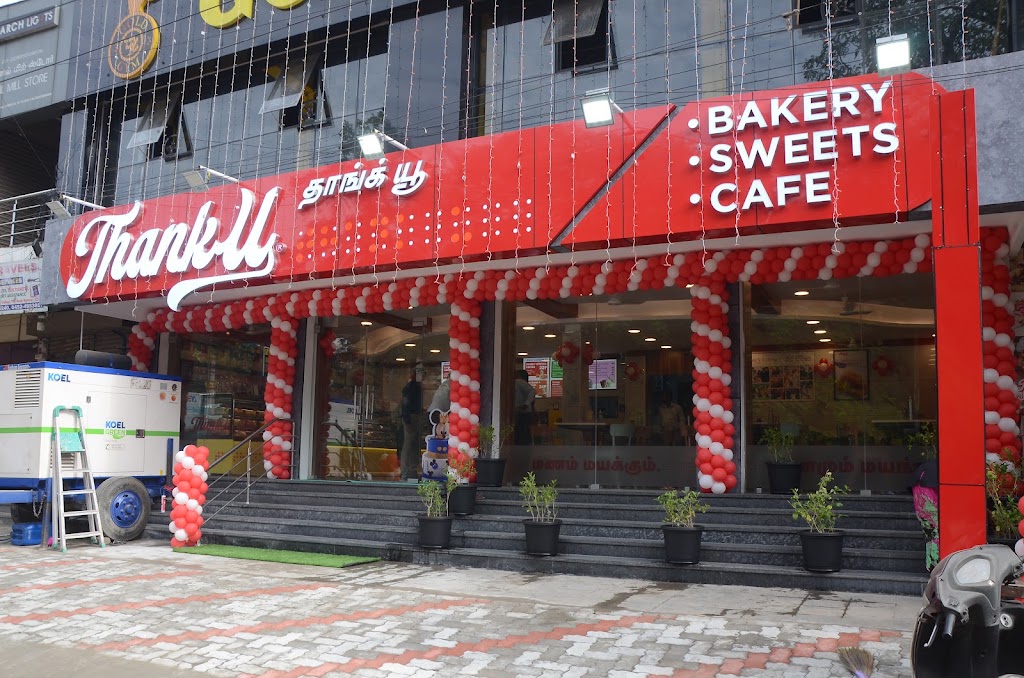 Thank U Bakery Sweets Cafe Tiruparakundram Road Madurai