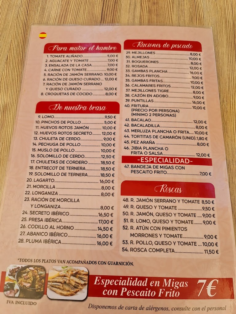 Meson Herrera — Carta
