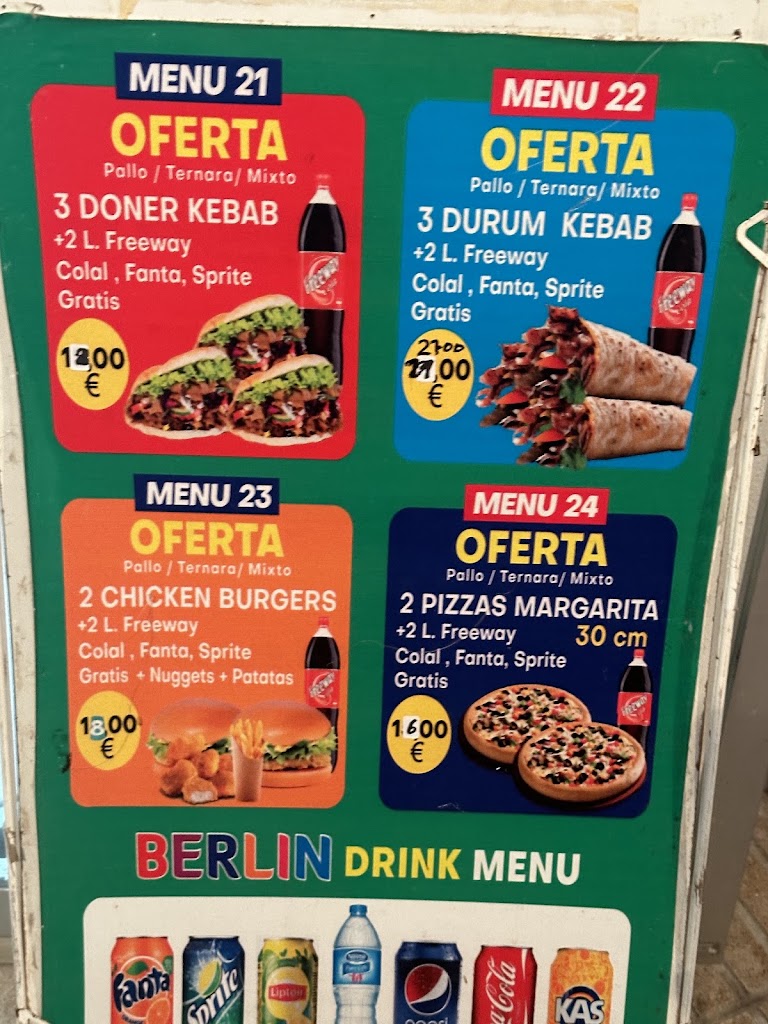 Primo Pizza Kebab — Carta