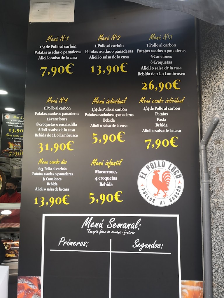 Restaurante Vori — Carta
