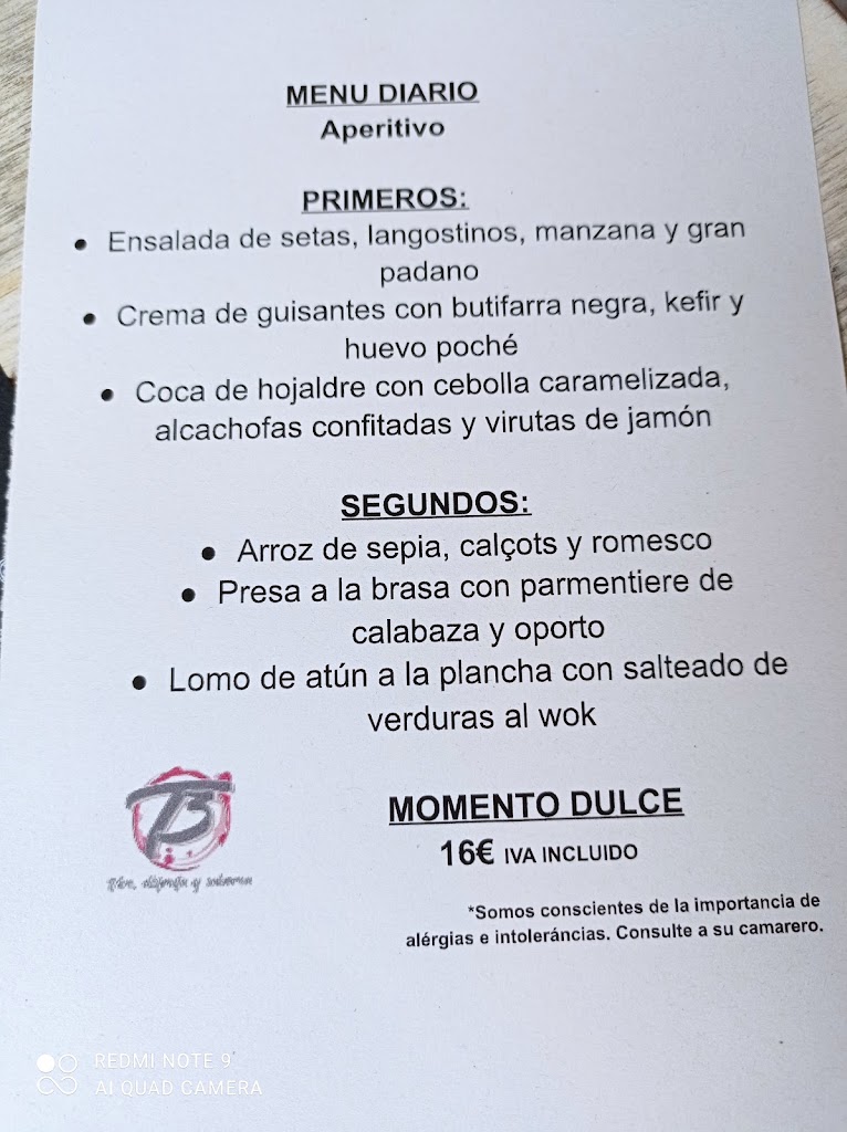 Nuevo T3 — Carta
