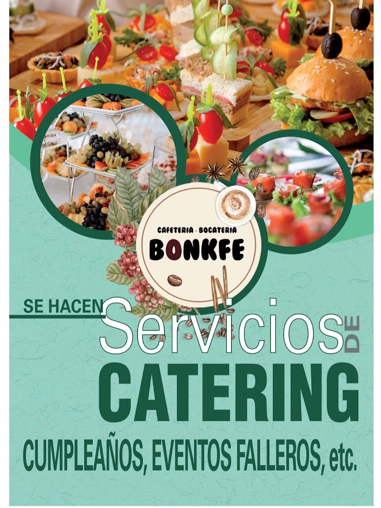 Cafeteria Bocateria Bonkfe — Carta