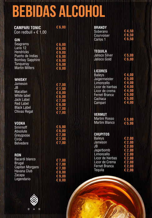 Selvatica Restaurante GastroBar — Carta