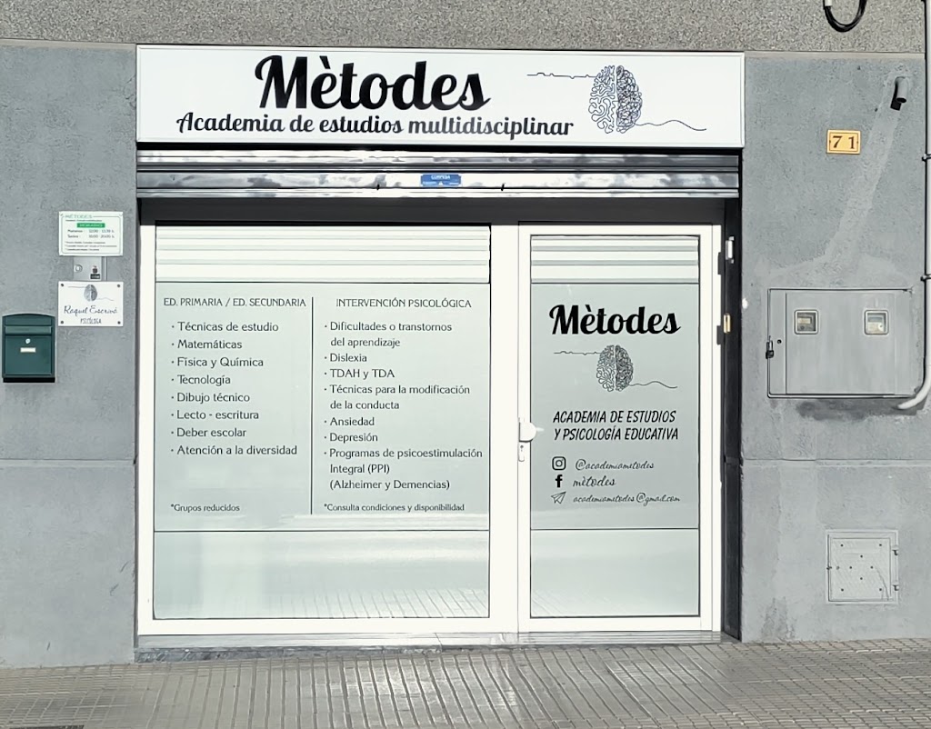 Academia d'estudis multidisciplinar Metodes