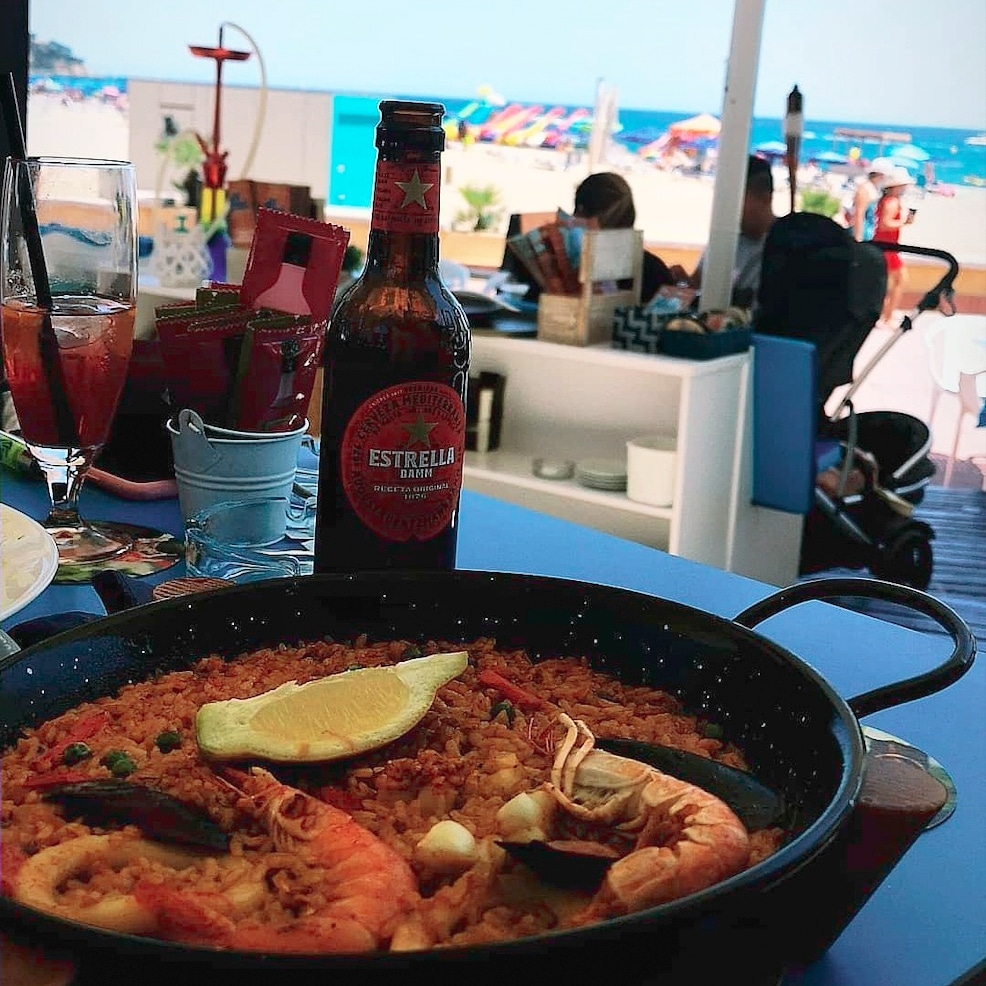 Blue Bar Lloret de Mar — Paella