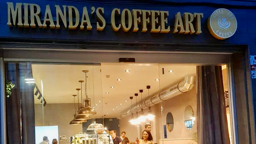 Miranda's coffee art