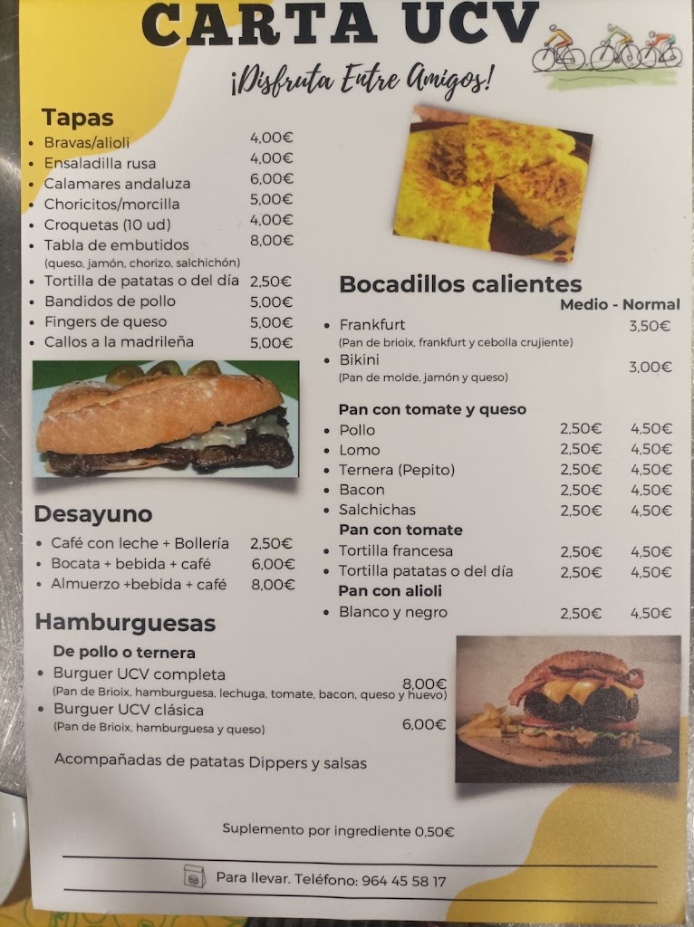 Taperia ?Quedamos? — Carta
