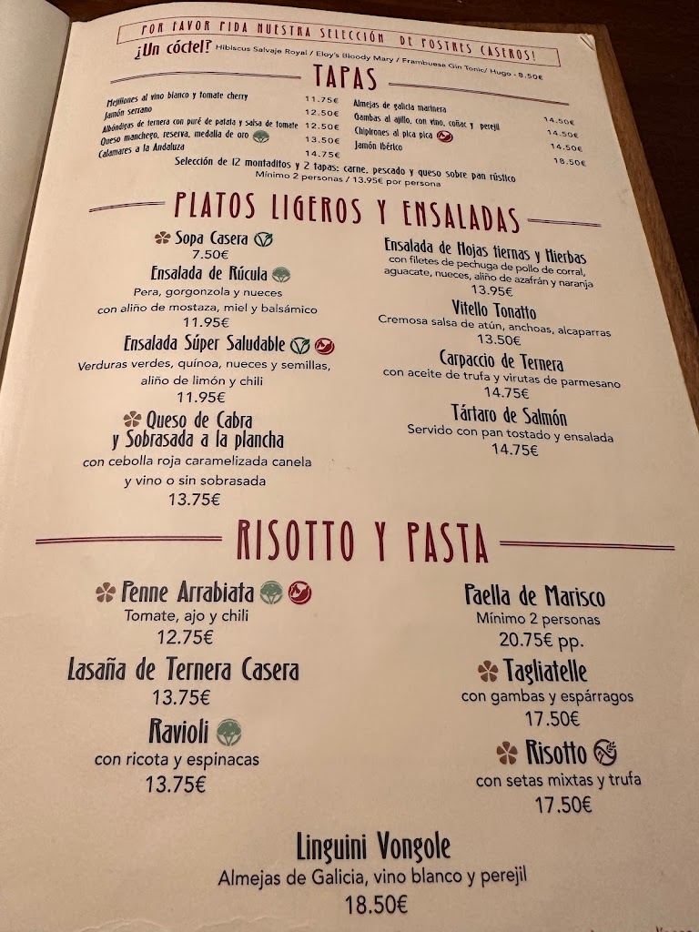 Sa Bodegueta — Carta
