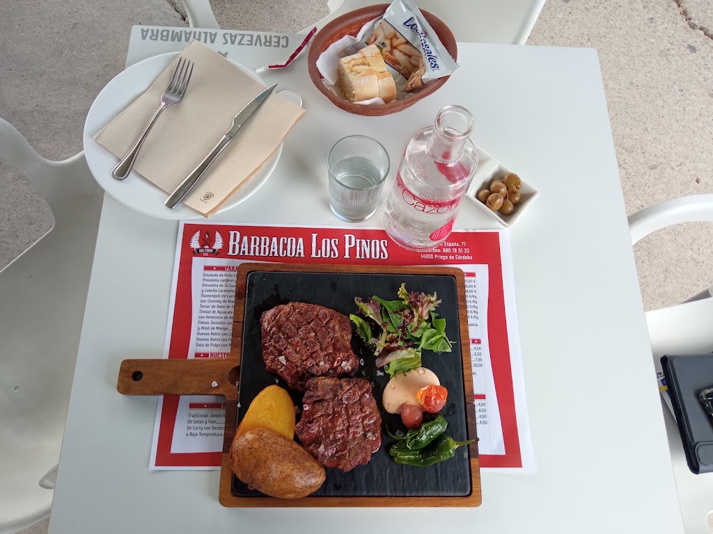 Taberna los pinos — Carta