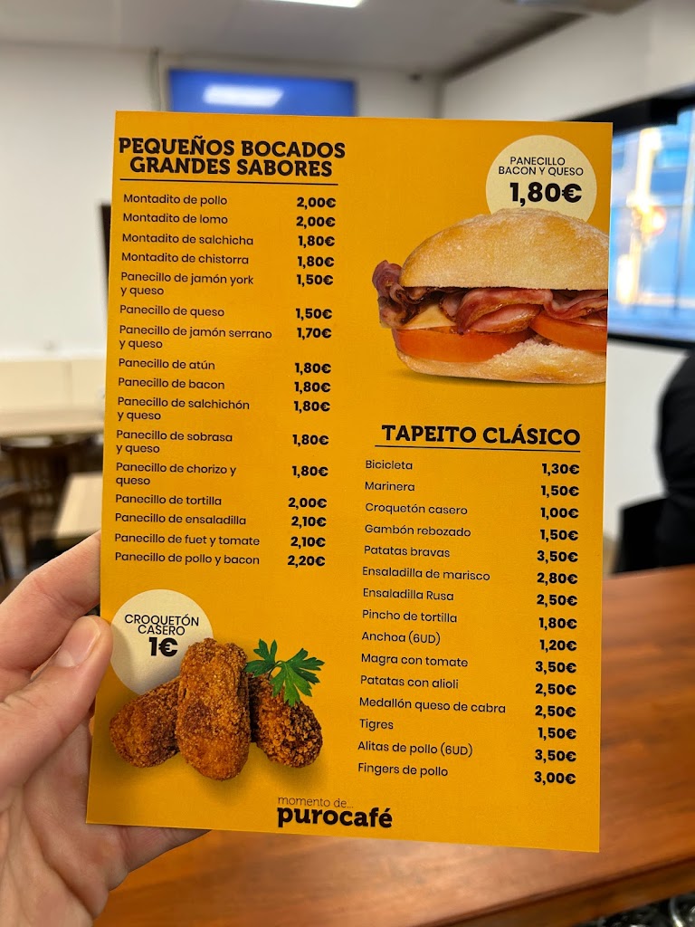 Purocafe — Carta