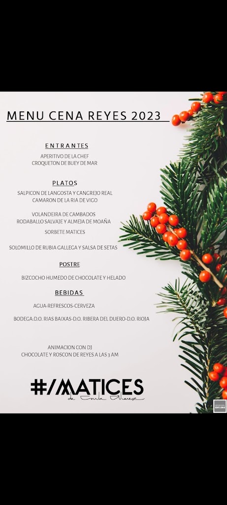 Matices de Carla Alvarez — Carta