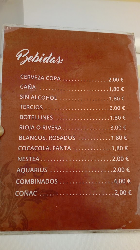 Meson Corty — Carta