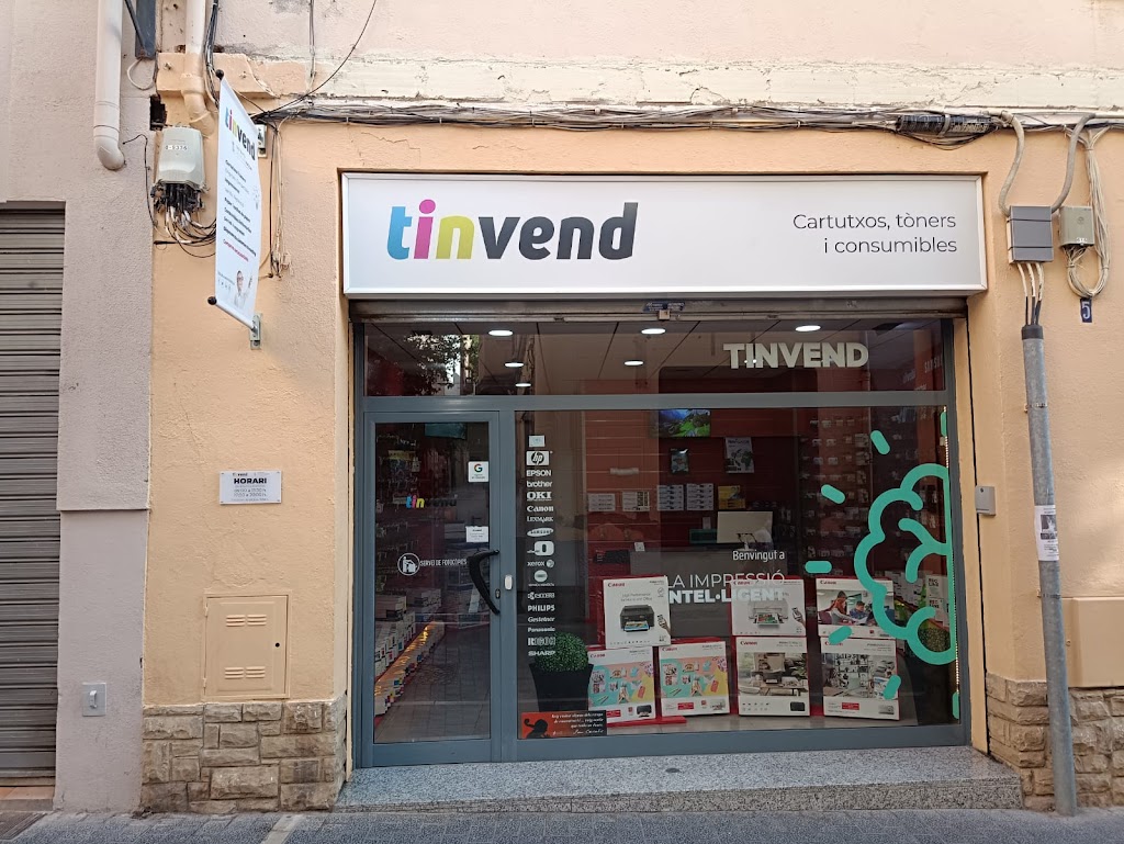 TINVEND El Vendrell. Consumibles Informatics. Toners, cartutxos, paper i impressores.