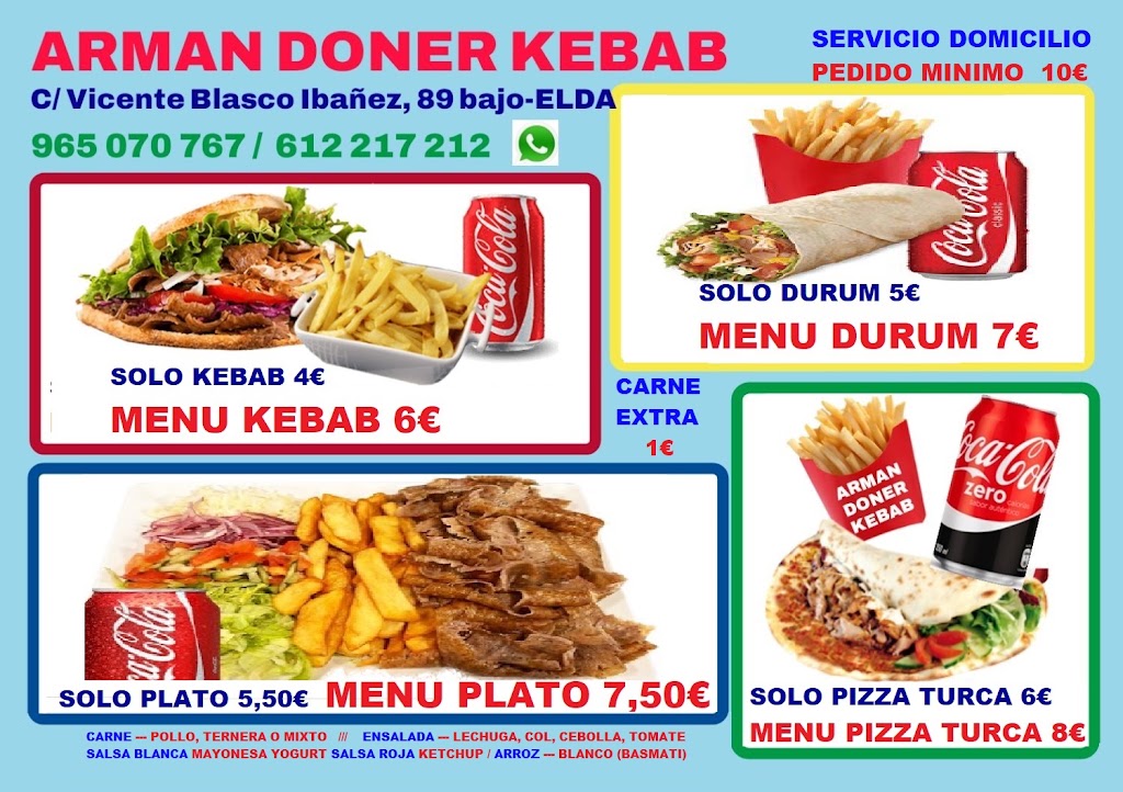ARMAN DONER KEBAB — Del propietario
