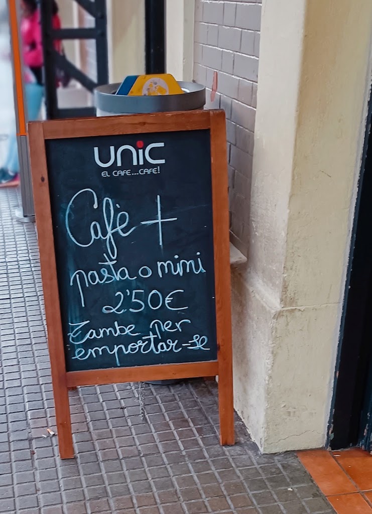 Bar l'Andana — Carta