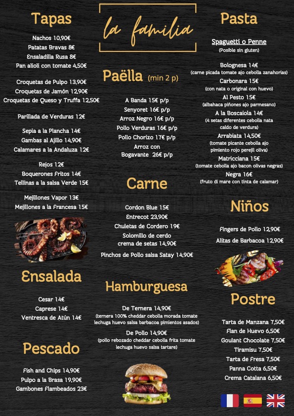 La familia altea — Carta