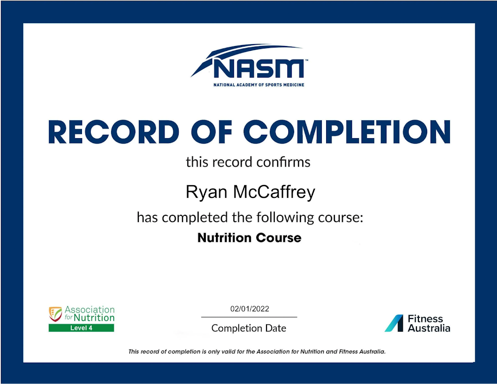  McCaffrey Coaching – Personal Training & Nutrition Coaching