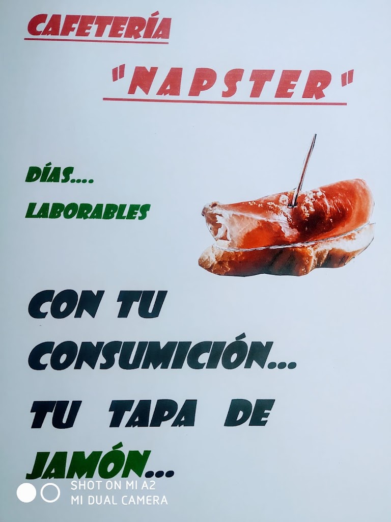 Cafeteria Napster — Carta