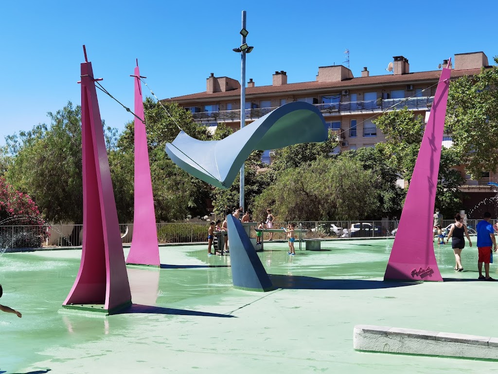 Juegos de agua de la Plaza Cataluna