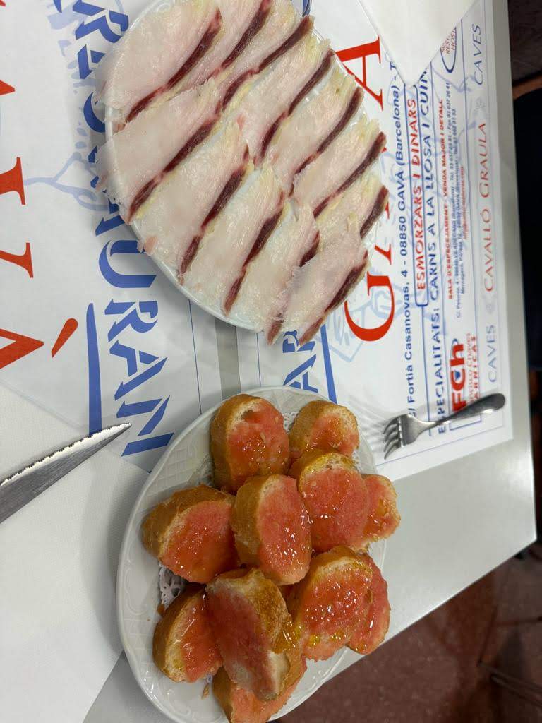 BAR GAVA RESTAURANTE — Carta