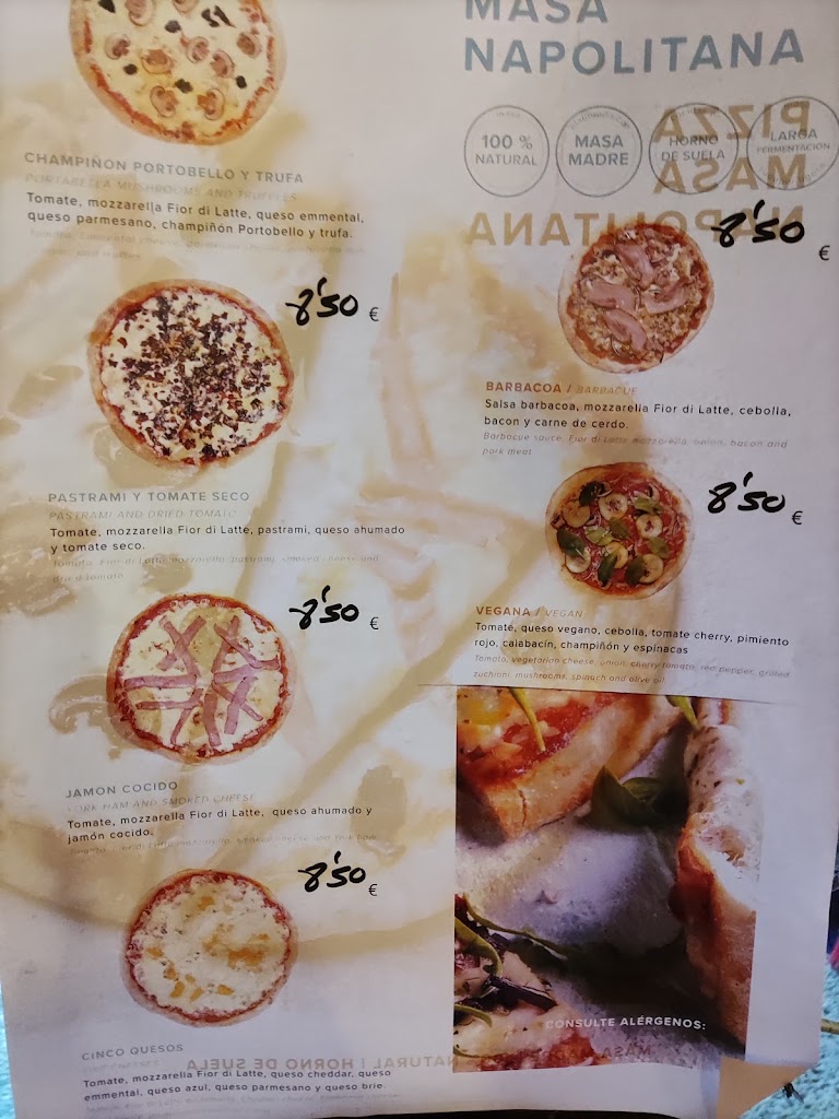 Cafeteria Restaurante Camping El Escorial — Carta