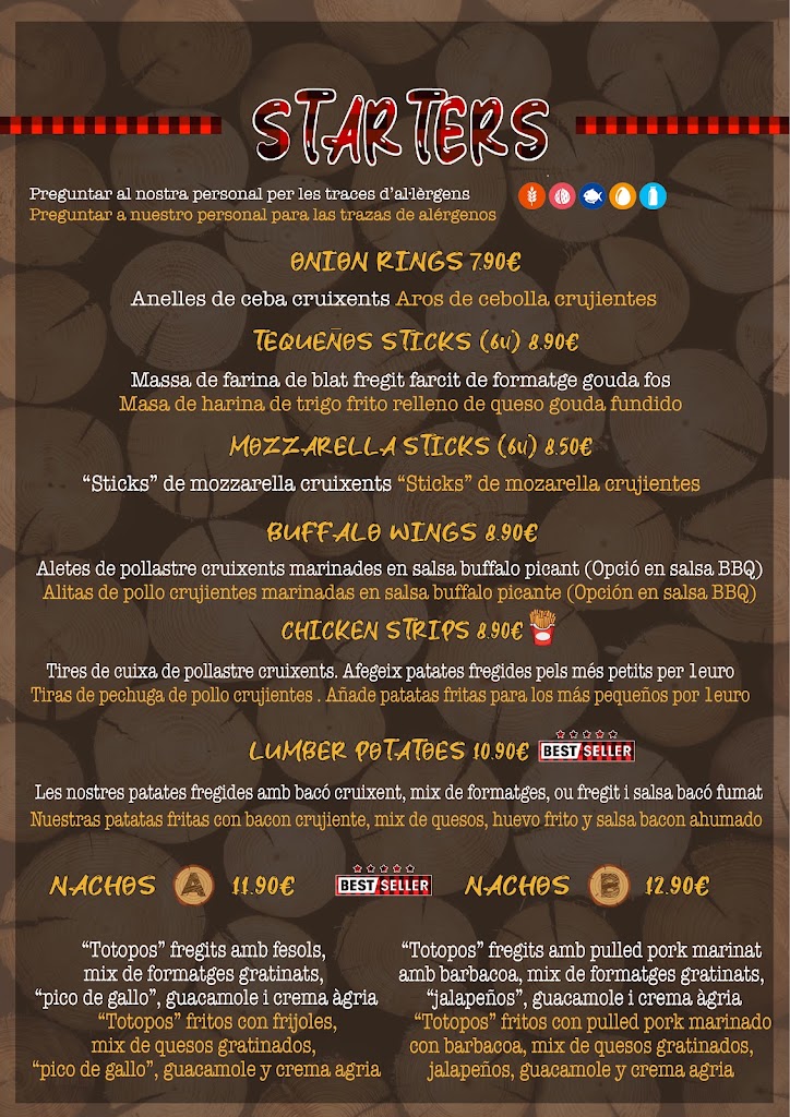 Lumber Restaurant — Carta