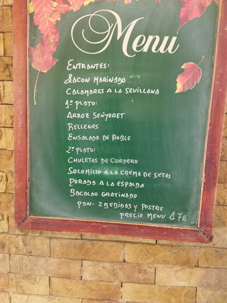 Restaurante Avenida 55 — Carta
