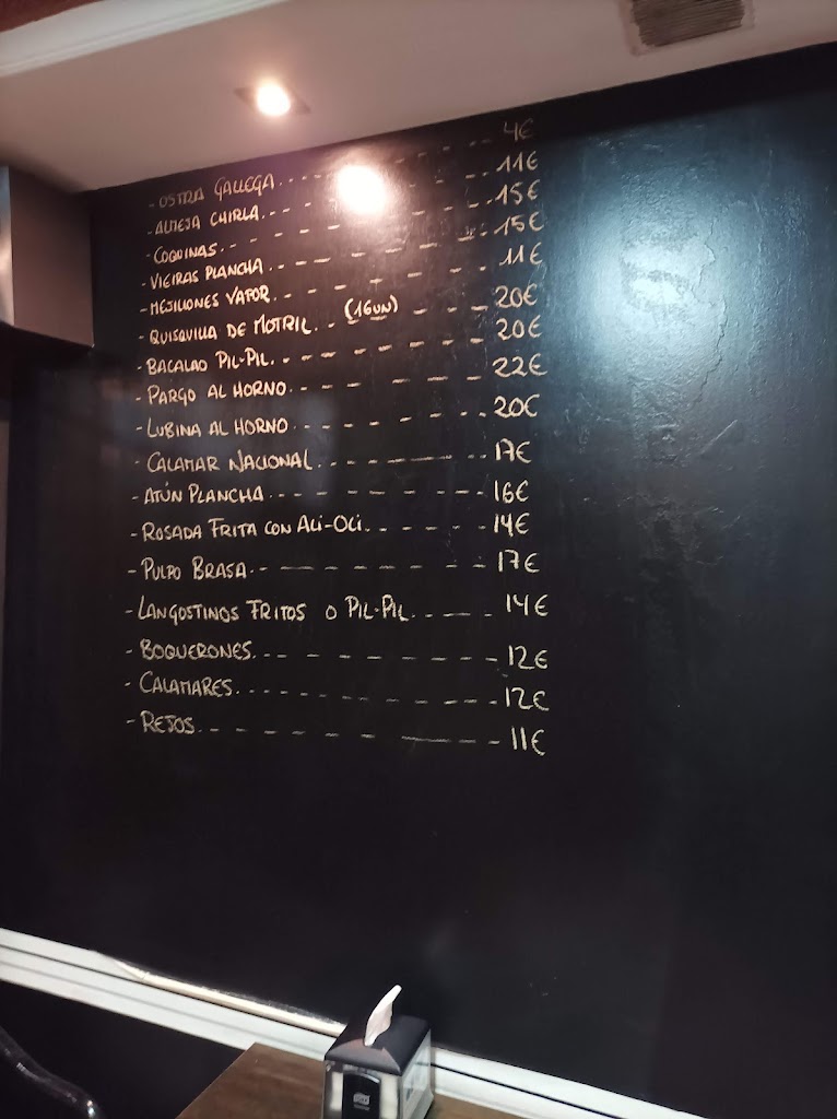 Restaurante La Locura — Carta