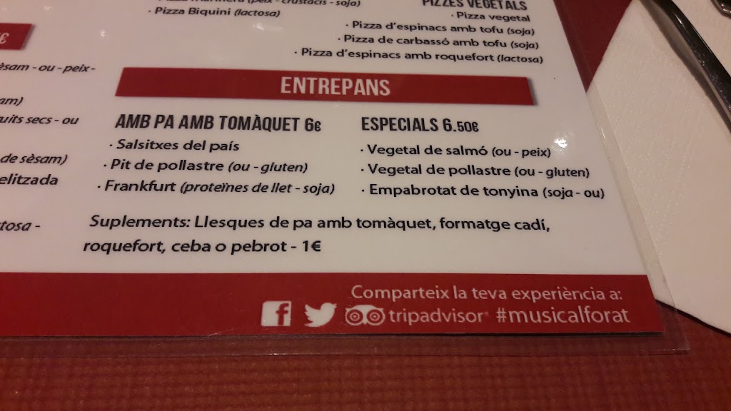 El forat del pany — Carta