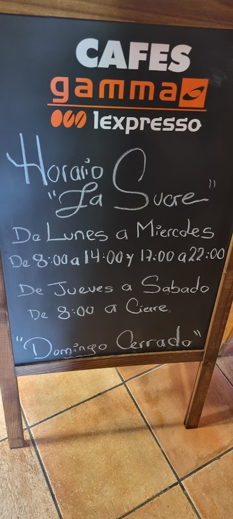 La Sucre — Carta