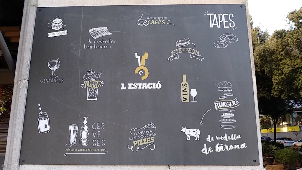Hamburgueseria - Cafeteria L'Estacio — Carta