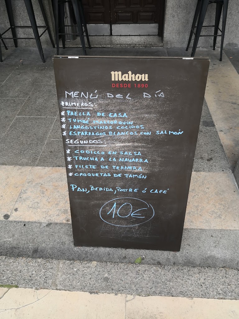 Restaurante del Real — Carta