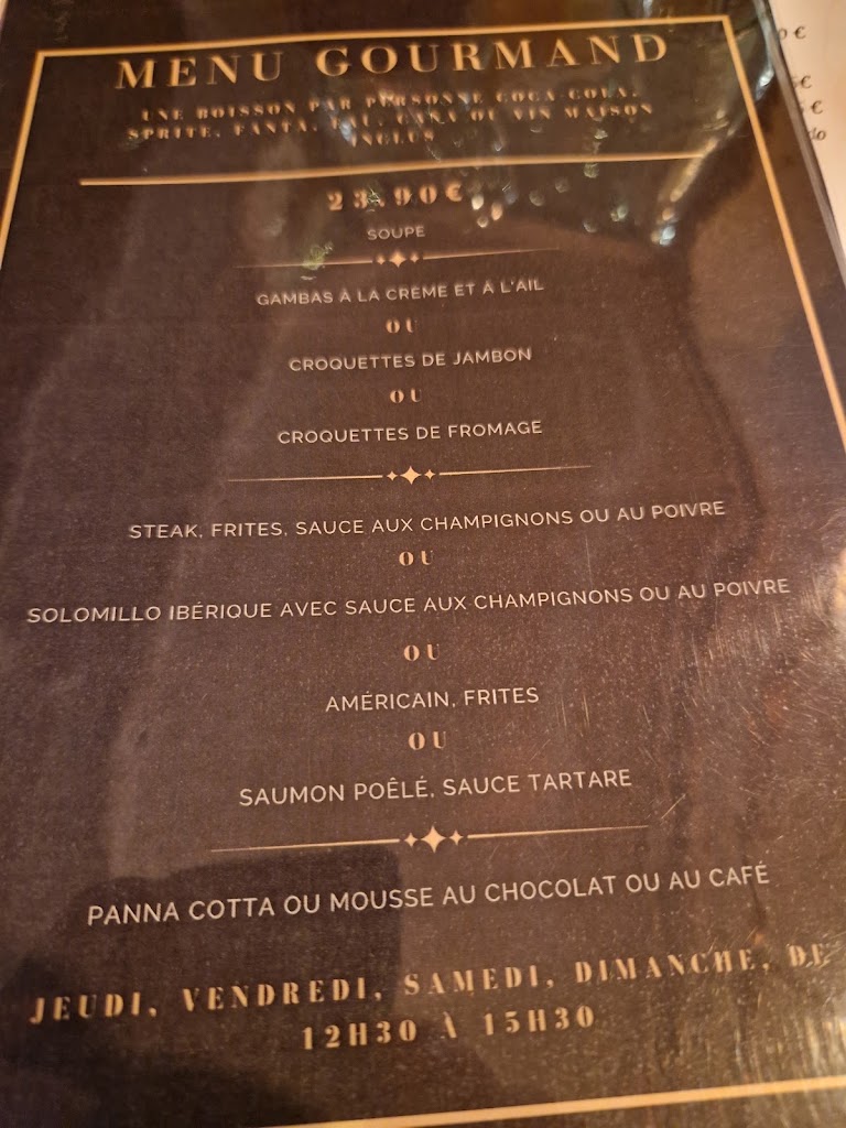 Sabor Belga Restaurante — Carta