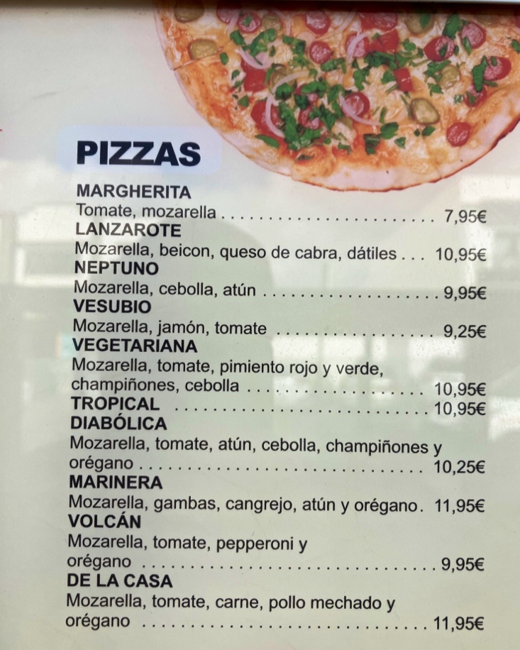 Arepera Bar Millo y Millo — Carta
