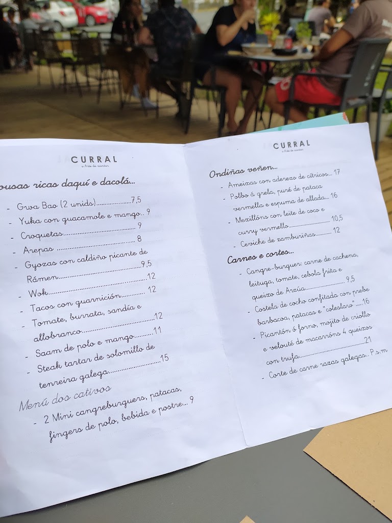 Restaurante Curral Do Marques — Carta