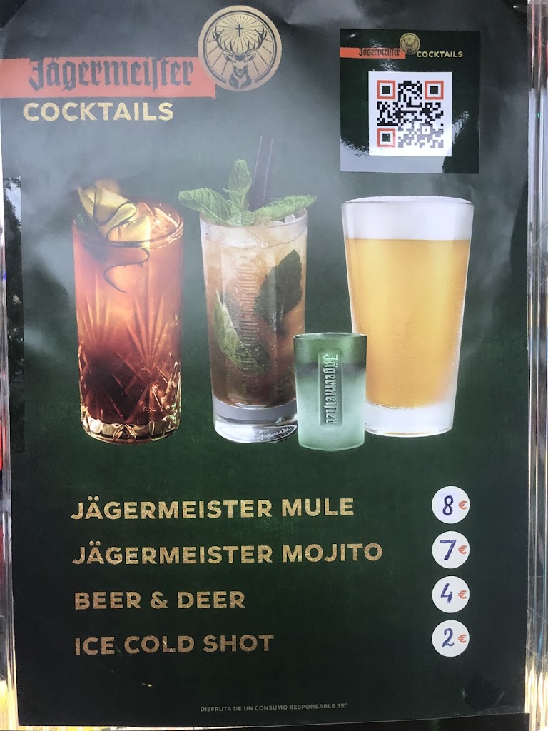Bar California — Carta