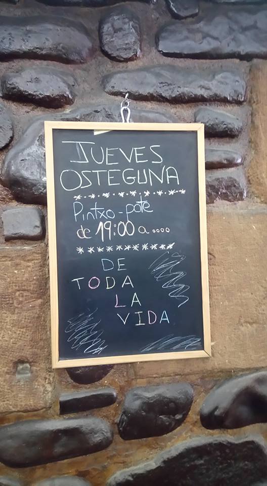 Bar GURE ETXEA — Carta