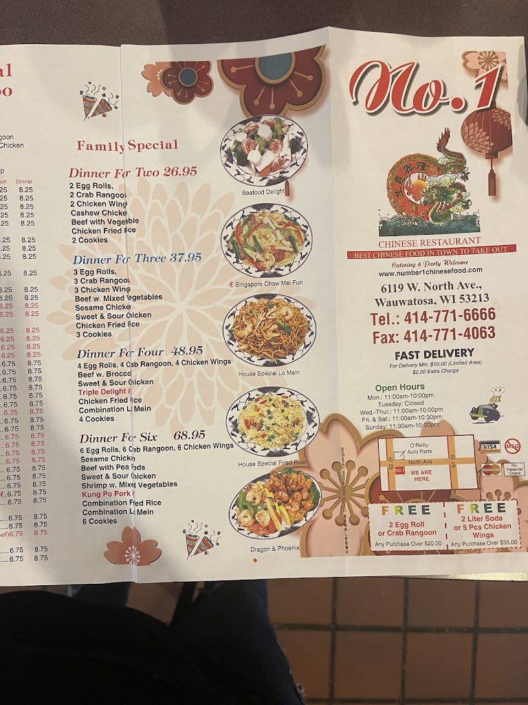  No 1 Chinese Restaurant