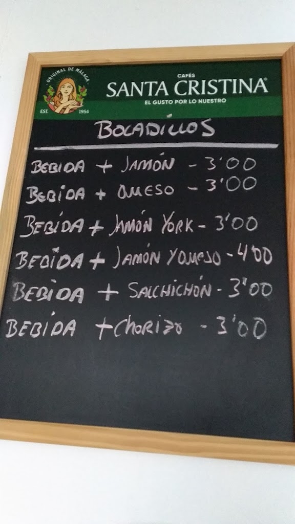 Bar Canilla — Carta