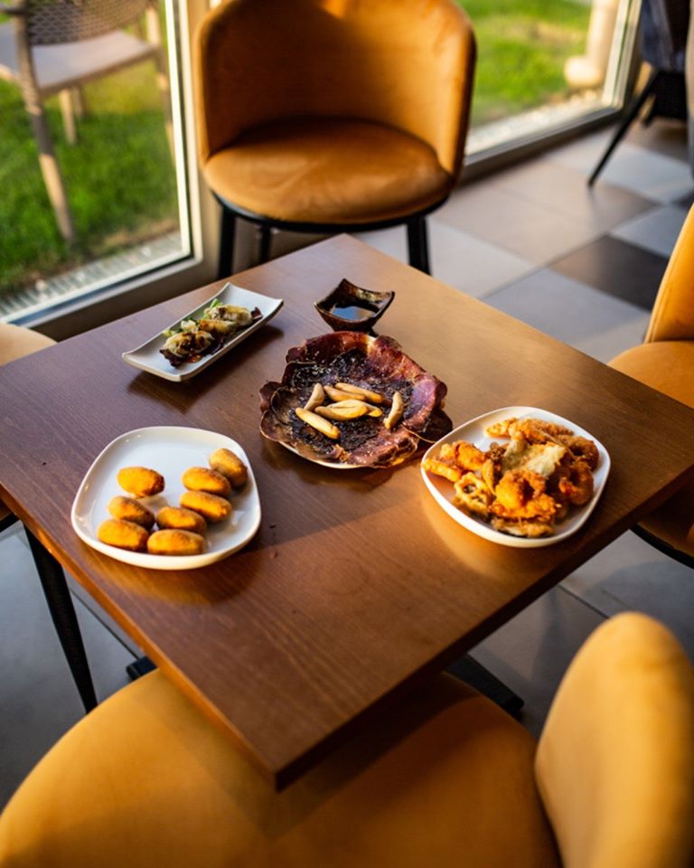 El mirador de Igeretxe — Comida y bebida