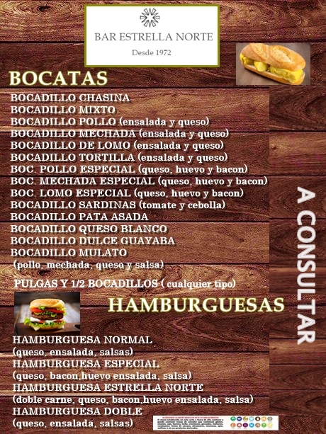 Bar Estrella Norte — Del propietario