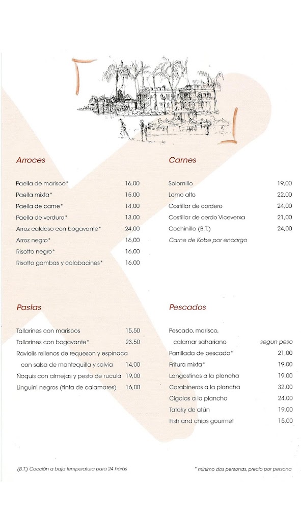 Restaurant Puerto de Mogan | Viceverxa — Carta