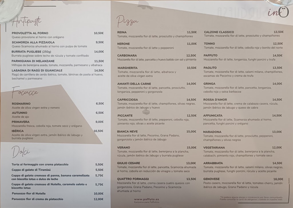 Lamburguesa Betera — Carta