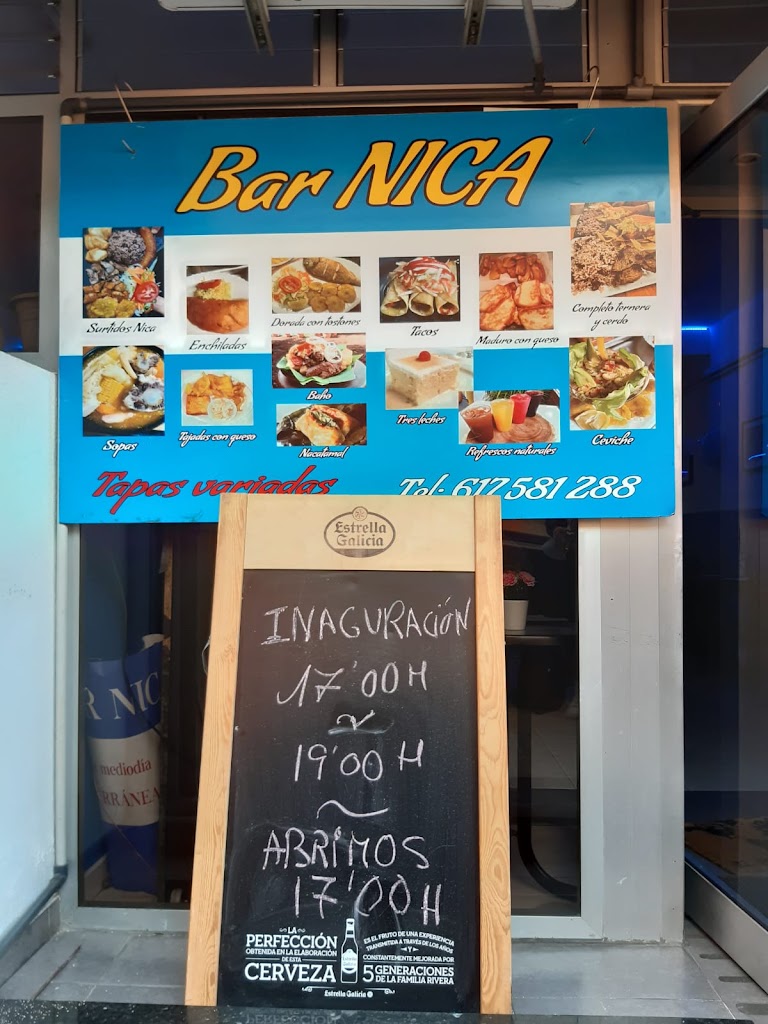 Bar Nica — Carta