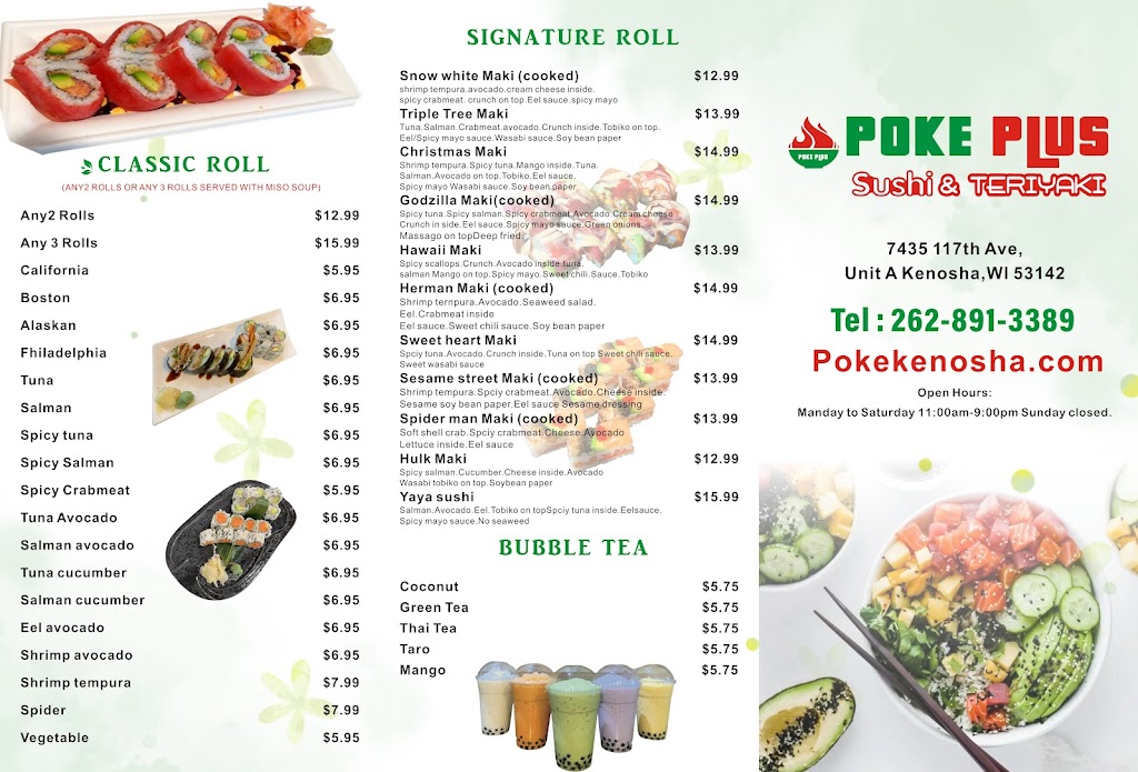  Poke Plus Kenosha