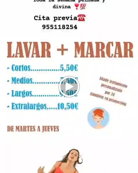 Monica Marin Peluqueria Y Estetica — Carta